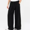 Wide leg tailored Pleated Trousers