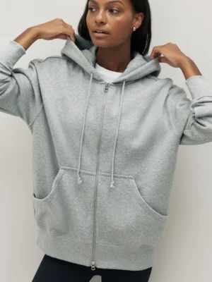 Women  Oversized Full-Zip Hoodie