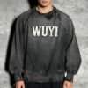 WUYI Washed Distressed Sweatshirt WUYI Washed Distressed Sweatshirt