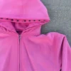 Studded Washed Zip Hooded Sweatshirt Studded Washed Zip Hooded Sweatshirt
