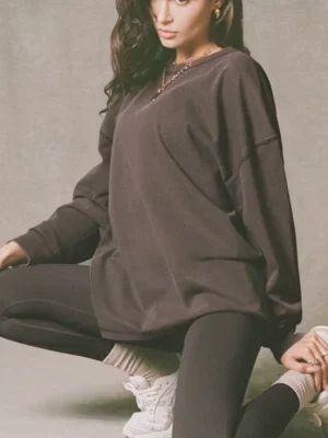 Women's Long-Sleeve Oversized T-Shirt