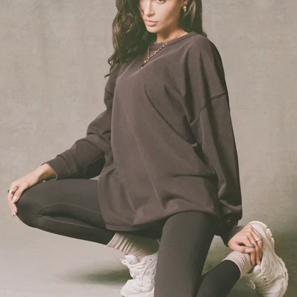 Women's Long-Sleeve Oversized T-Shirt