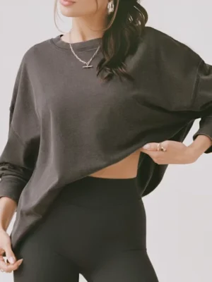 Women's Long-Sleeve Oversized T-Shirt