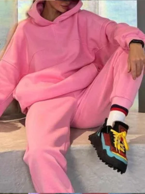 Oversized Hoodie Jogger Tracksuit Set