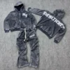 Washed Flare Tracksuit Set Washed Flare Tracksuit Set