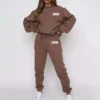 Oversized Crewneck Jogger Tracksuit Set
