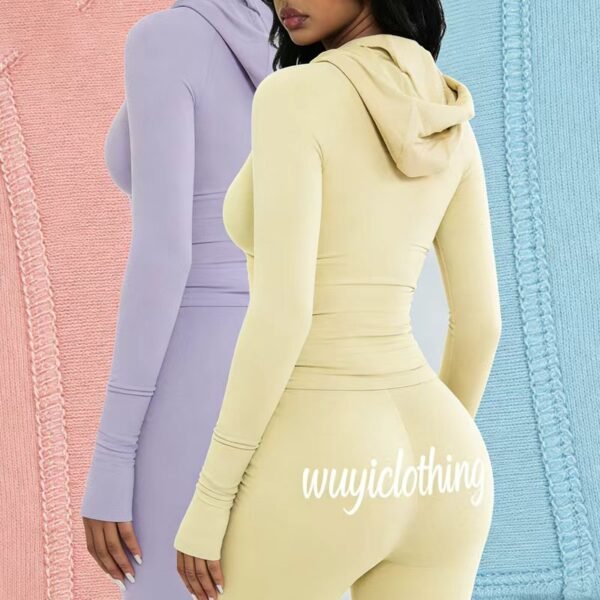 Hooded Bodycon Flare Jumpsuit