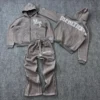 Washed Flare Tracksuit Set Washed Flare Tracksuit Set