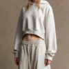 Hoodie Under a Blazer: Fashion Forward or Style Mistake? Custom Logo Cropped Wide Leg Two Piece Set