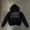 DBANDZ STUDIOS Studded Zip Hoodie