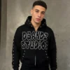 DBANDZ STUDIOS Studded Zip Hoodie DBANDZ STUDIOS Studded Zip Hoodie