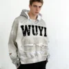 Distressed WUYI Washed Hoodie