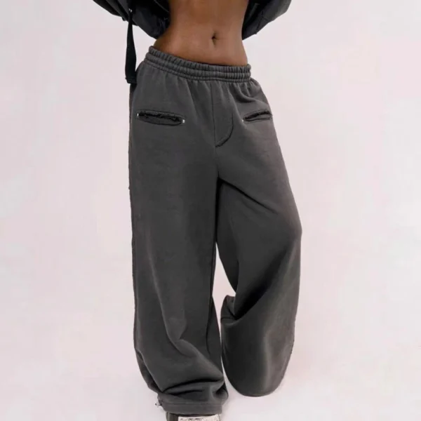 Oversized Zip Sleeve Tracksuit Set