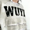 Distressed WUYI Washed Hoodie