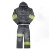 SAINTS Firefighter Style Denim Tracksuit Set