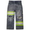 SAINTS Firefighter Style Denim Tracksuit Set