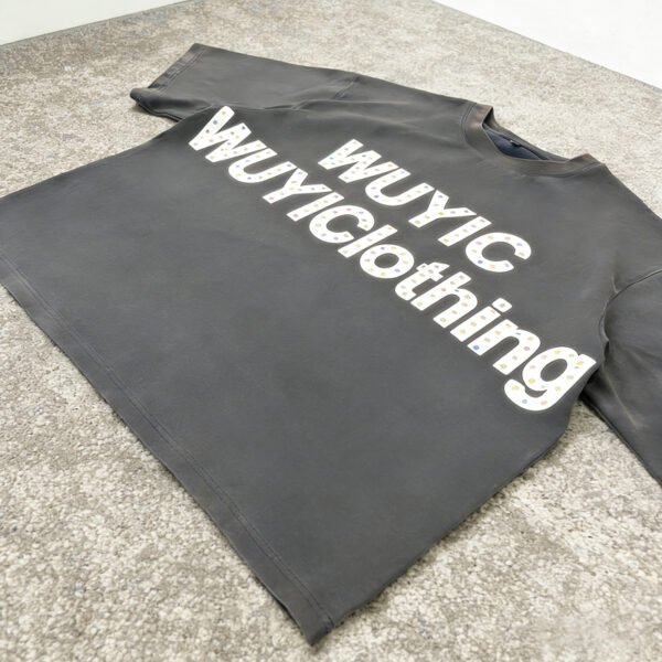 Rhinestone WUYIClothing Washed Tee