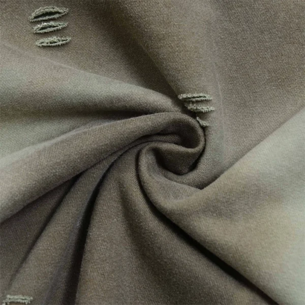 Olive Washed Slit Sleeve Pullover Hoodie Olive Washed Slit Sleeve Pullover Hoodie