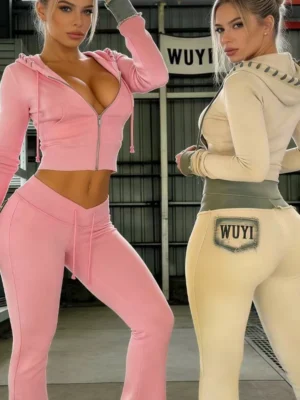 Cozy WUYI Loungewear Tracksuit Set