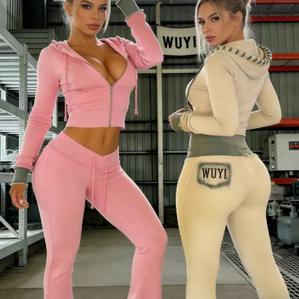 Cozy WUYI Loungewear Tracksuit Set