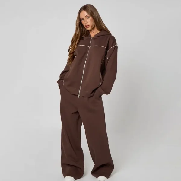 Women Casual Wide Leg Sweat Pants