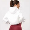 Women White Dynamic Oversized Hoodie