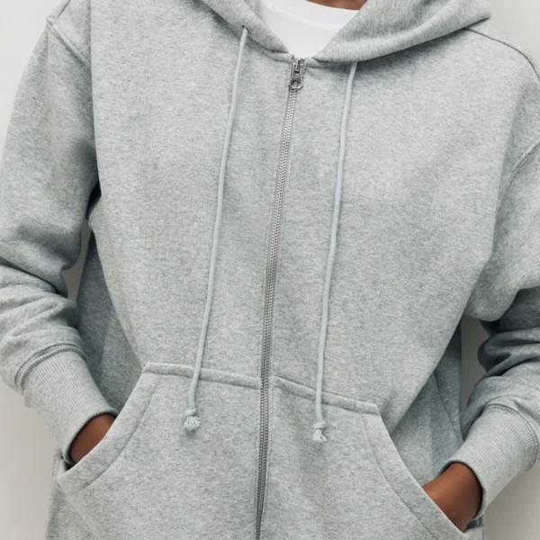 Women  Oversized Full-Zip Hoodie