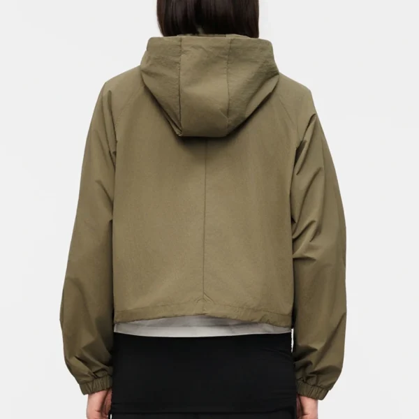 Women's Crop Hood Light Jacket