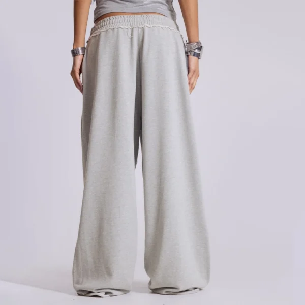 Studded wide-leg sweatpants