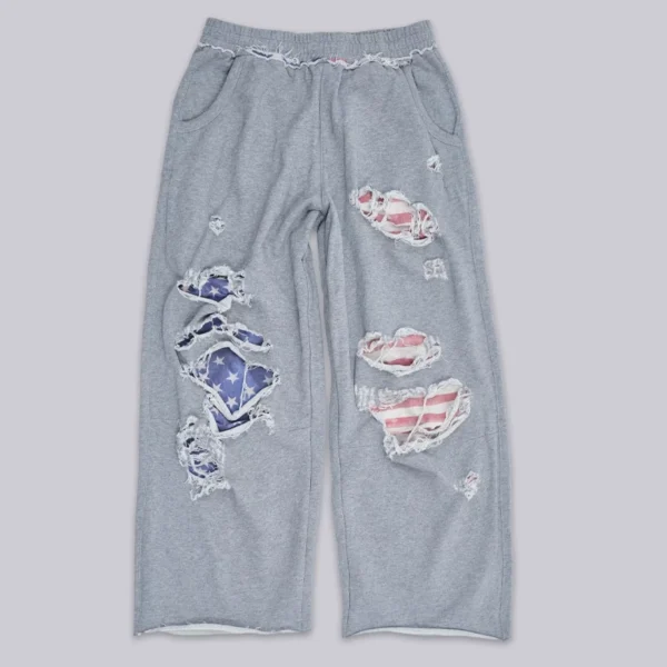 Comfy Flag Patch Sweatpants