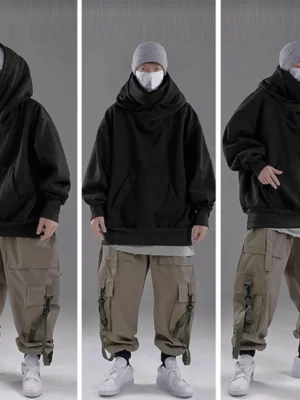 Double Hood Oversized Pullover Hoodie Double Hood Oversized Pullover Hoodie