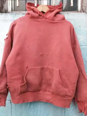 Distressed Washed Pullover Hooded Sweatshirt Distressed Washed Pullover Hooded Sweatshirt