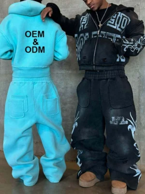 Cropped Zip-Up Flare Tracksuit Set