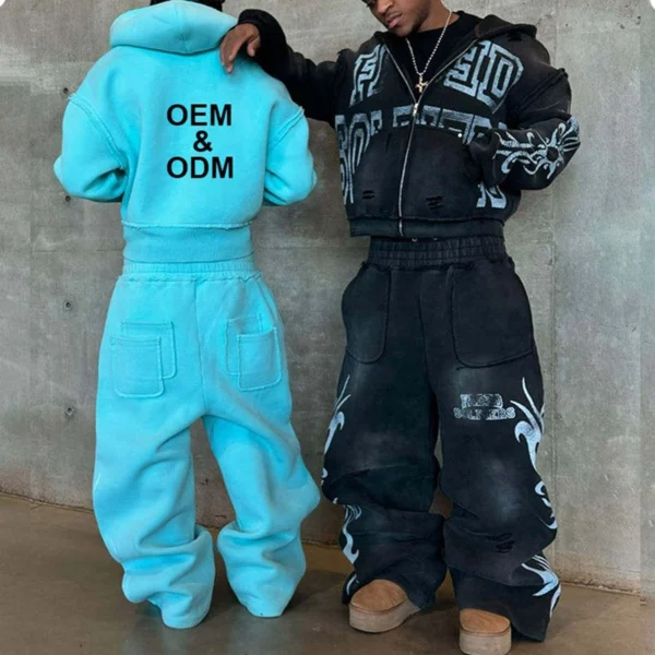 The Ultimate Guide to Custom Logo Hoodies in 2026: Trends, Manufacturing, and Brand Impact Cropped Zip-Up Flare Tracksuit Set