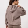 Women Brown Oversized Hoodie Women Brown Oversized Hoodie