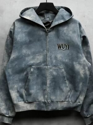 Vintage Wash WUYI Zip Up Hoodie
