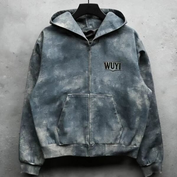 Vintage Wash WUYI Zip Up Hoodie