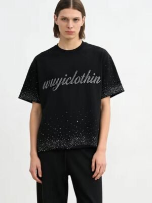 Rhinestone Gradient Oversized T-Shirt Rhinestone Gradient Oversized T-Shirt