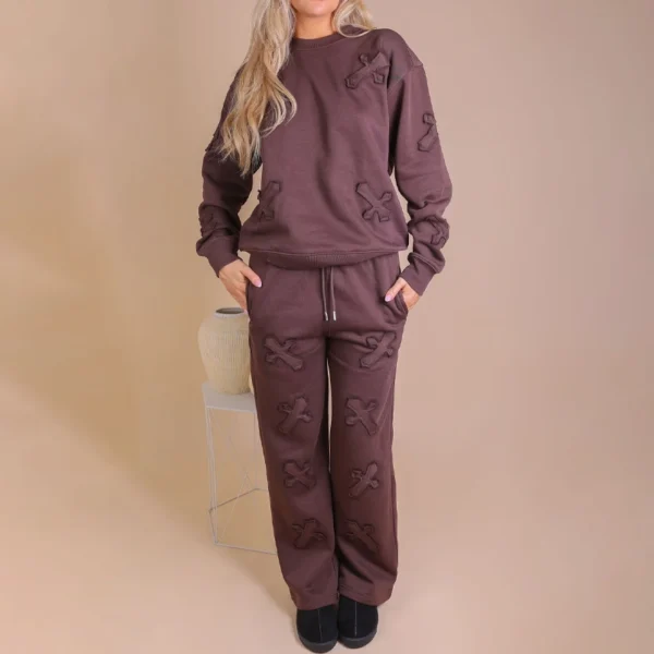 Women  Wide Leg  Loungewear Set