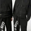Distressed WUYI Tracksuit Two-Piece Set Distressed WUYI Tracksuit Two-Piece Set