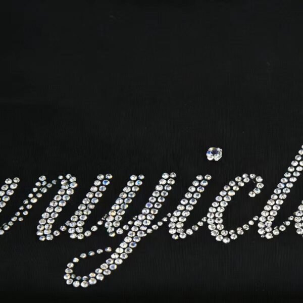 Rhinestone Gradient Oversized T-Shirt