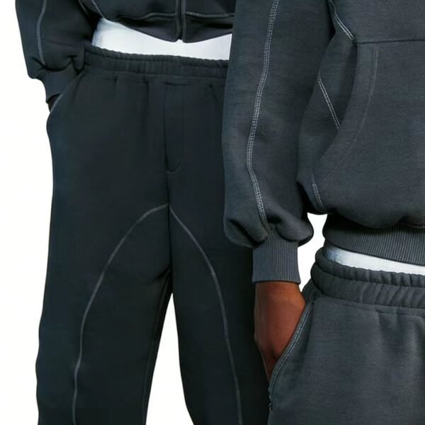 Contrast Stitch Oversized Tracksuit Set Contrast Stitch Oversized Tracksuit Set