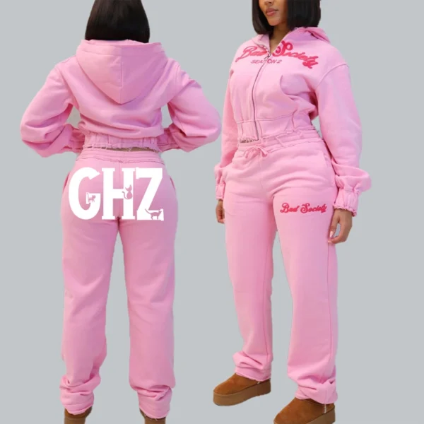 Embroidered Frill Trim Two Piece Set Embroidered Frill Trim Two Piece Set