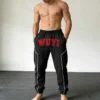 WUYI Red Logo Fleece Jogger Pants