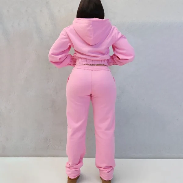 Embroidered Frill Trim Two Piece Set Embroidered Frill Trim Two Piece Set