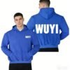 WUYI Blue Pullover Hoodie WUYI Blue Pullover Hoodie