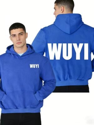 WUYI Blue Pullover Hoodie WUYI Blue Pullover Hoodie