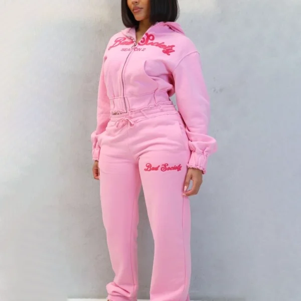 Embroidered Frill Trim Two Piece Set Embroidered Frill Trim Two Piece Set