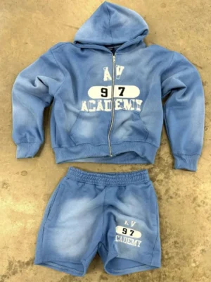 Blue Washed 97 Academy Two-Piece Set