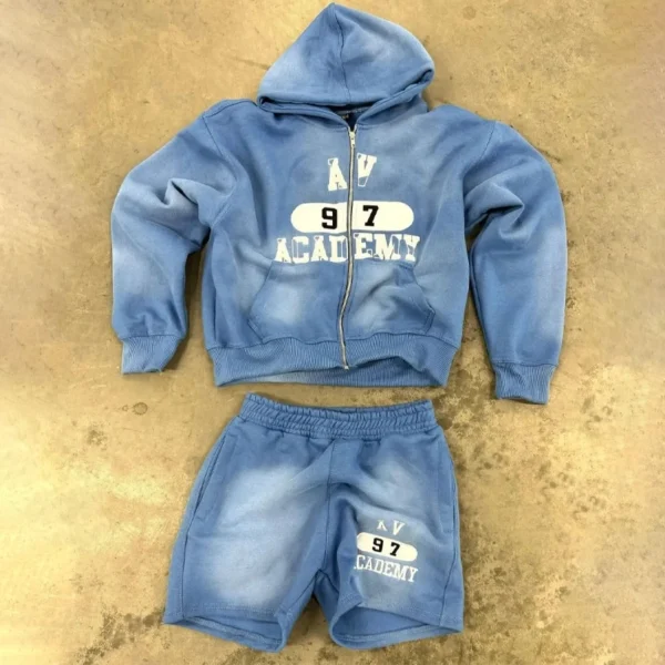 Blue Washed 97 Academy Two-Piece Set Blue Washed 97 Academy Two-Piece Set